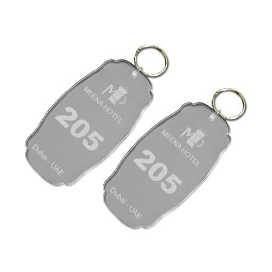 Acrylic Hotel Key Tag