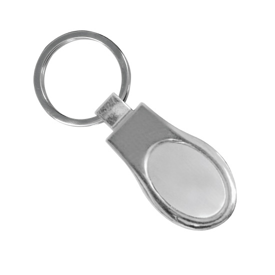 Oval Shaped Keychain