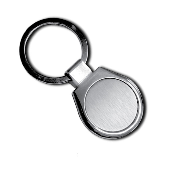 Round Shaped Metal Keychain